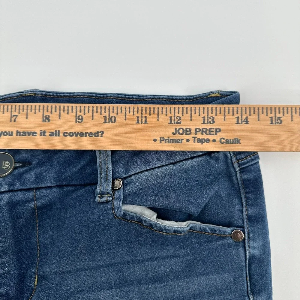 1822 Denim Jeans Womens 8/29 Blue Better Butter Slim Straight Mid-Rise Whisker